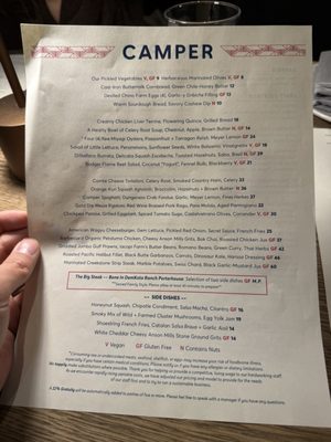 Menu photo 7 Camper Menlo Park, CA