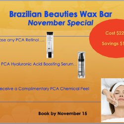 Brazilian Beauties Wax Bar - Peel off that summer skin with an Amazing PCA peel!