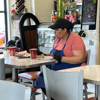 Mission 19 Taquería - Gloved employee eating. - Mexican Near Me - Monterey, California Mission 19 Taquería - Gloved employee eating. - Mexican Near Me - Monterey, California