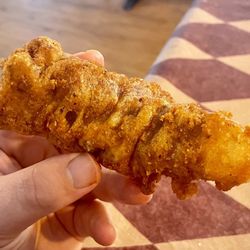 Wahoo's Seafood - Perfectly battered cod in the fish and chips entree!