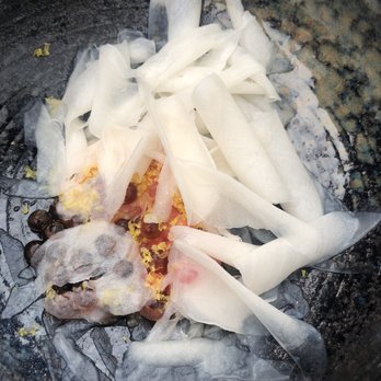 Abstract Table - Shaved scallops - New American Near Me - Berkeley, California