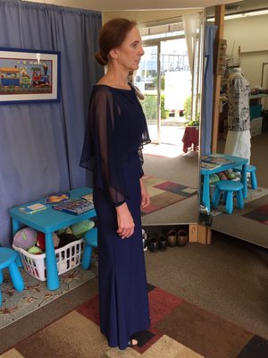 Adding a sleeve - Sometimes adding a sleeve to a dress or other outfit makes a huge difference and makes the customer feel better