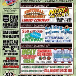 Planet Kidz Saginaw - December 2017 Events