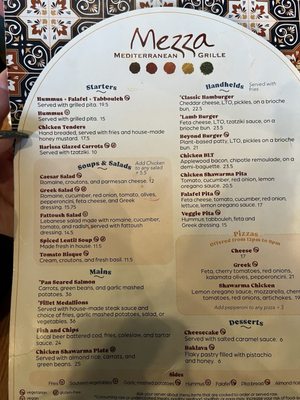 Menu photo 2 Mezza Mediterranean Grille Detroit, MI Menu photo 2 Mezza Mediterranean Grille Detroit, MI