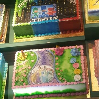 Roeser's Bakery - The first photo is the display of their PJ Masks cake, second photo is the horrible work they gave me. - Bakeries Near Me - Chicago, Illinois