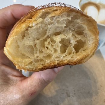 Diamond Coffee N Pastry - Plain croissant, diminutive BUT buttery w a thin crisp skin, lightly dusted w powdered sugar, and an open crumb structure. - Bakeries Near Me - San Francisco, California Diamond Coffee N Pastry - Plain croissant, diminutive BUT buttery w a thin crisp skin, lightly dusted w powdered sugar, and an open crumb structure. - Bakeries Near Me - San Francisco, California