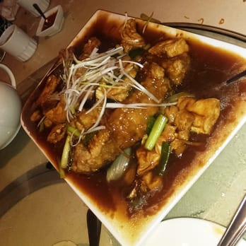 Pomelo Asian Cuisine - 10lb cod fish prepared 6 ways, this dish is with to-fu. - Thai Near Me - Burlington, Ontario Pomelo Asian Cuisine - 10lb cod fish prepared 6 ways, this dish is with to-fu. - Thai Near Me - Burlington, Ontario