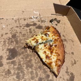 What's left of my garlic bread. Fresh roasted garlic on top. What's left of my garlic bread. Fresh roasted garlic on top.