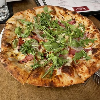 Tucci's - Brie, Pear, and Prosciutto pizza - Seafood Near Me - Dublin, Ohio Tucci's - Brie, Pear, and Prosciutto pizza - Seafood Near Me - Dublin, Ohio