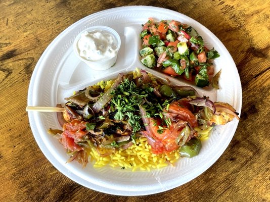 Hummus and Pita by null