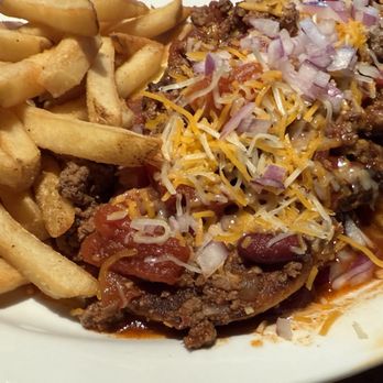Grumpy's Grill - Chili Burger.  Delicious.  Huge portion - can easily feed two people.  Fried are great too. - Breakfast & Brunch Near Me - Tucson, Arizona