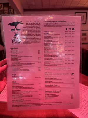 Menu photo 1 Poe's Tavern Sullivan's Island, SC