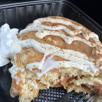 Loaded Cafe - Orange - Couldn't wait to take a picture, the best pumpkin cheesecake pancake stack - Breakfast & Brunch Near Me - Orange, California Loaded Cafe - Orange - Couldn't wait to take a picture, the best pumpkin cheesecake pancake stack - Breakfast & Brunch Near Me - Orange, California