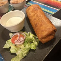 Chicken chimichanga