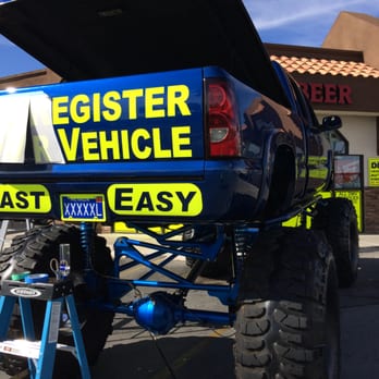 DMV Made Easy - Installing new vinyl on the monster truck. Come by and get a pic taken with the monster truck. - Smog Check Stations Near Me - Las Vegas, Nevada DMV Made Easy - Installing new vinyl on the monster truck. Come by and get a pic taken with the monster truck. - Smog Check Stations Near Me - Las Vegas, Nevada