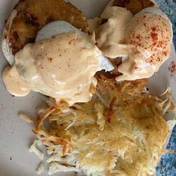 Dream Cafe - Crab cake Benedict - Breakfast & Brunch Near Me - Dallas, Texas Dream Cafe - Crab cake Benedict - Breakfast & Brunch Near Me - Dallas, Texas