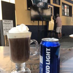 Irish coffee is really great here! Irish coffee is really great here!