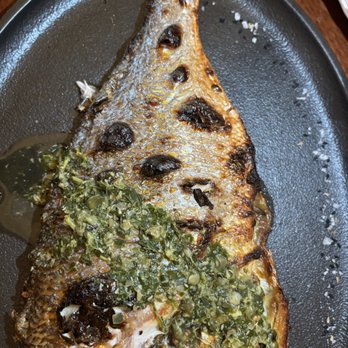 Frena - Market fish.  Dorado this night.  Excellent.  Simple preparation.  Pretty large portion.  6/3/25 - Mediterranean Near Me - New York, New York