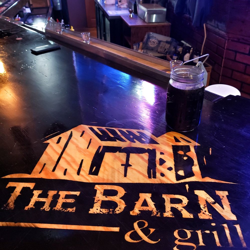 The Barn and Grill - a pint of beer on the bar - Barbeque Near Me - Carson, Iowa The Barn and Grill - a pint of beer on the bar - Barbeque Near Me - Carson, Iowa