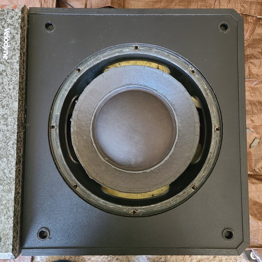 Simply Speakers - After removing the old foam edge. - High Fidelity Audio Equipment Near Me - St. Petersburg, Florida Simply Speakers - After removing the old foam edge. - High Fidelity Audio Equipment Near Me - St. Petersburg, Florida
