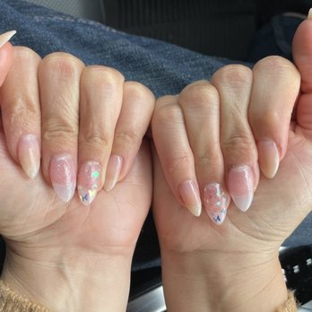 Veda Nails & Spa - Full set acrylic nails ombré + special request design - Nail Salons Near Me - Gilroy, California Veda Nails & Spa - Full set acrylic nails ombré + special request design - Nail Salons Near Me - Gilroy, California