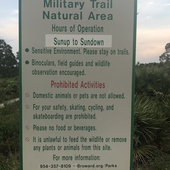 Military Trail Natural Area - Hiking Near Me - Pompano Beach, Florida