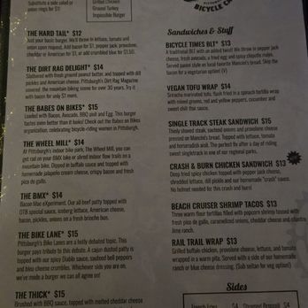OTB Bicycle Café - New American Near Me - Pittsburgh, Pennsylvania
