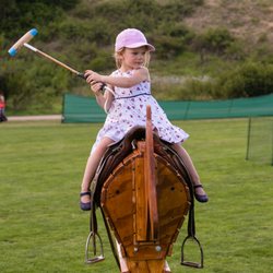 Children (and adults) can try polo themselves, on real and wooden horses.