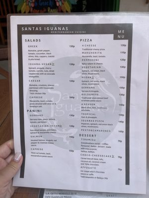 Menu photo 1 Santas Iguanas Sayulita, NAY Menu photo 1 Santas Iguanas Sayulita, NAY