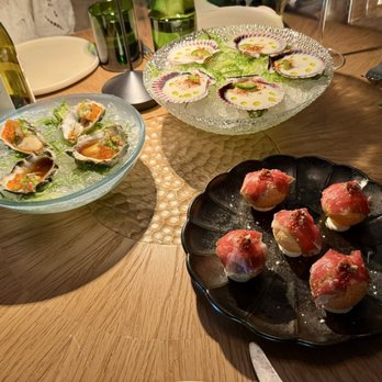La Loba - Tapas to start: scallops, carpaccio, oysters - Spanish Near Me - Seattle, Washington La Loba - Tapas to start: scallops, carpaccio, oysters - Spanish Near Me - Seattle, Washington