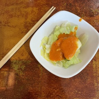 Lee's Sushi - House salad - Sushi Bars Near Me - Hillsborough, New Jersey