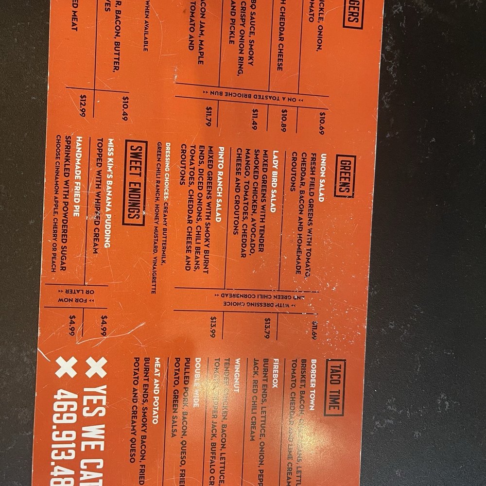 Menu Menu