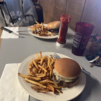 Buffalo & More - a burger and fries on a plate - Meat Shops Near Me - Riner, Virginia