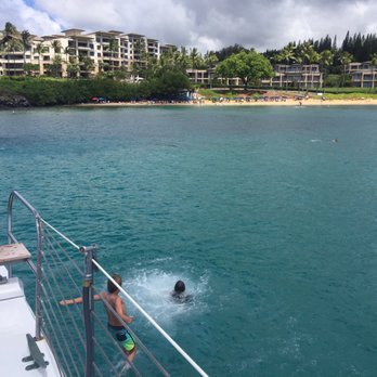 Gemini Sailing Charters - Thanks Captain for the plunge - Boating Near Me - Lahaina, Hawaii