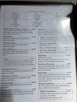 Menu photo 2 Guadalajara Restaurant King City, CA Menu photo 2 Guadalajara Restaurant King City, CA