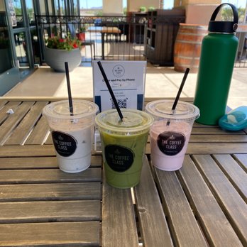 The Coffee Class - Iced chai Iced matcha with oat milk Iced cherry blossom latte - Coffee & Tea Near Me - Las Vegas, Nevada