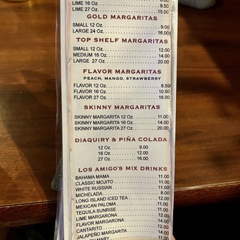 Los Amigos Mexican Restaurant - Drink Menu - 03-2022 - Mexican Near Me - Birmingham, Alabama Los Amigos Mexican Restaurant - Drink Menu - 03-2022 - Mexican Near Me - Birmingham, Alabama