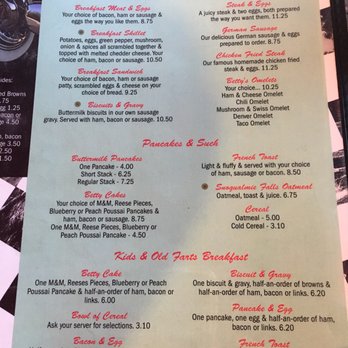 Betty's Diner - Menu - American Near Me - Polson, Montana Betty's Diner - Menu - American Near Me - Polson, Montana
