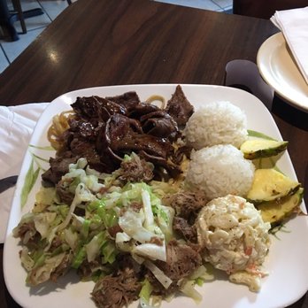 Hukilau - Teriyaki beef and cabbage pork combo - Hawaiian Near Me - San Jose, California