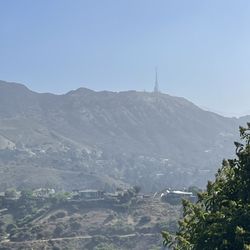 Jerome C. Daniel Overlook above the Hollywood Bowl - The Hollywood sign.