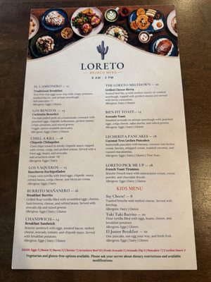 Menu photo 1 Loreto Brunch And Dinner Vancouver, BC Menu photo 1 Loreto Brunch And Dinner Vancouver, BC