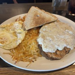 Chicken Fried Steak & Eggs