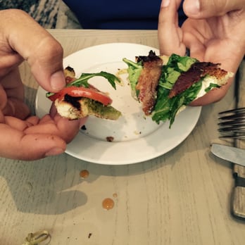 The Sacred Pepper - BLT - all lettuce - ONE piece of bacon. - New American Near Me - Tampa, Florida