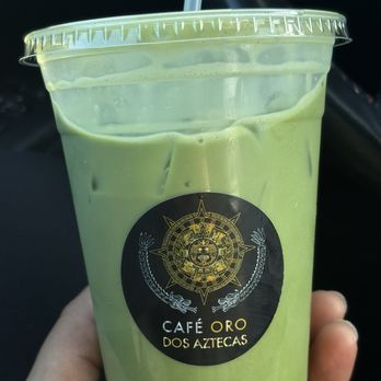 Cafe Oro Dos Aztecas - matcha latte - Coffee & Tea Near Me - Riverside, California Cafe Oro Dos Aztecas - matcha latte - Coffee & Tea Near Me - Riverside, California
