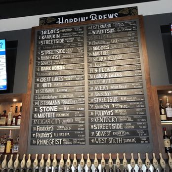 Hoppin' Vines - Look at that impressive beer list on tap! - Pizza Near Me - Cincinnati, Ohio Hoppin' Vines - Look at that impressive beer list on tap! - Pizza Near Me - Cincinnati, Ohio