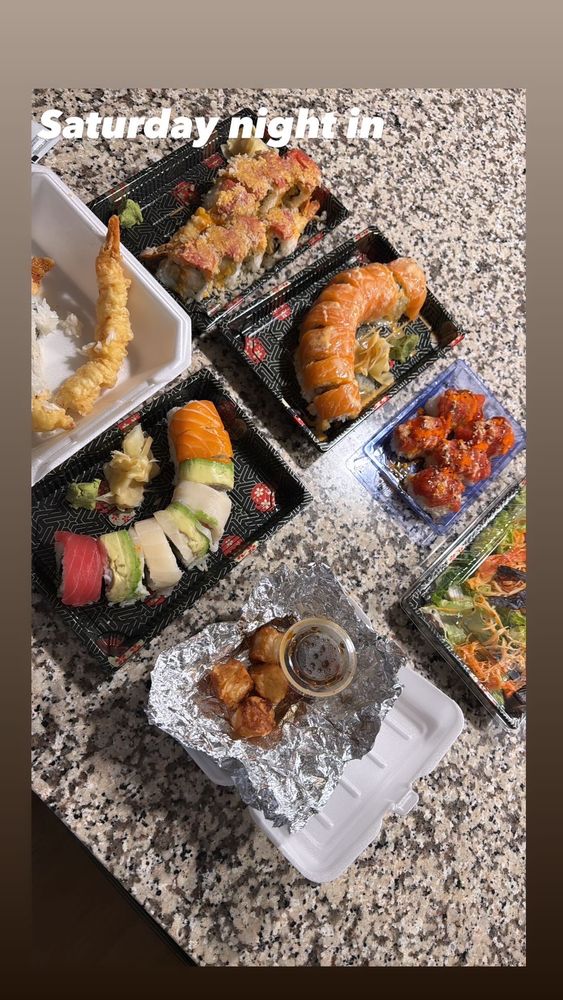 Food from Ogawa Japanese Restaurant