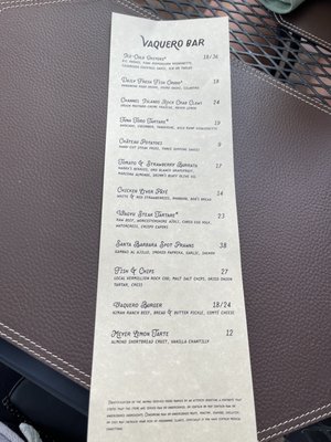 Menu photo 8 Vaquero Bar Solvang, CA Menu photo 8 Vaquero Bar Solvang, CA