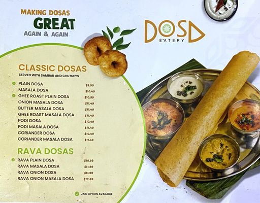 Menu photo 3 Dosa Eatery Mississauga, ON