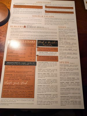 Menu photo 1 Steak & Bourbon Louisville, KY Menu photo 1 Steak & Bourbon Louisville, KY