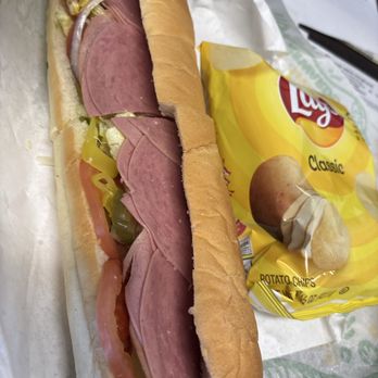 Subway - Turkey based cold cut sandwich & Lays® Classic (240 Cals) - Sandwiches Near Me - Stockton, California